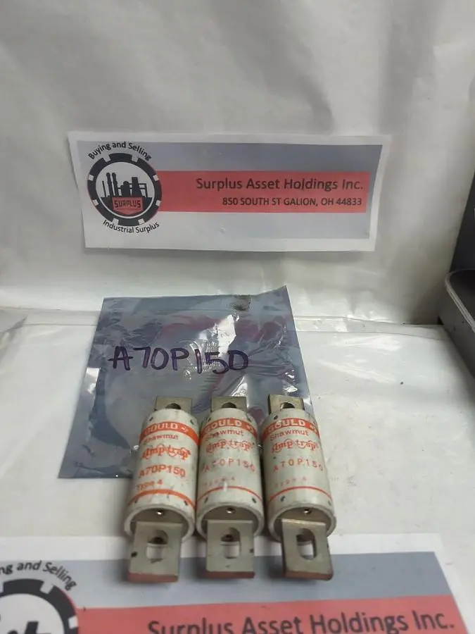 Used FERRAZ SHAWMUT A70P150 Miscellaneous Equipment (Electrical & Power) | Surplus Asset Holdings #1195963