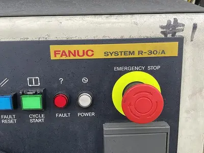 Used 2008 FANUC M10IA DUAL ARM ROBOTIC FOAM CELL WITH A/B SIDED INDEX TABE/ COULD CONVERT TO WELD CELL Robotic Welding Cells | Harbor Machinery Inc. #1283347