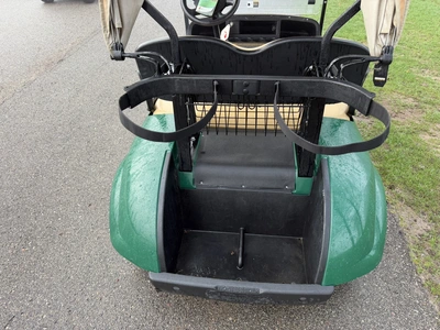 (1) 2019 E-Z-Go EFI golf cart with a Kawasaki gas engine, model 657061G01, includes canopy, fold-dow...