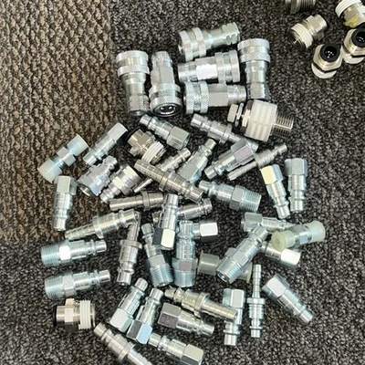 Extra Large Assorted Lot of Connectors Various Elbows,Tees,Straight,etc