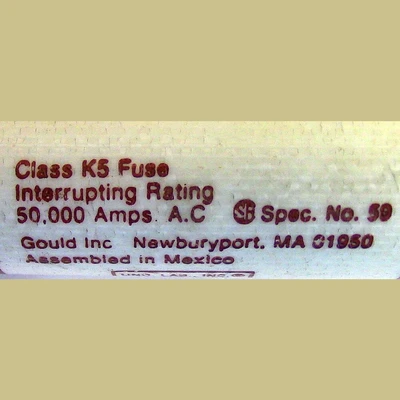 Gould 100 Amp One-Time Fuse
