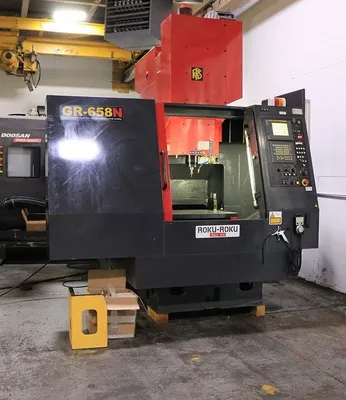 2004 ROKU ROKU GR-658N MACHINING CENTERS,VERT.,N/C & CNC,MULT.SPDL. | Prime Machinery (5)