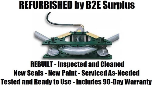 Greenlee 777 16491 1-1/4" - 4" Rigid Conduit Pipe Bender, Without Pump [Refurbished]