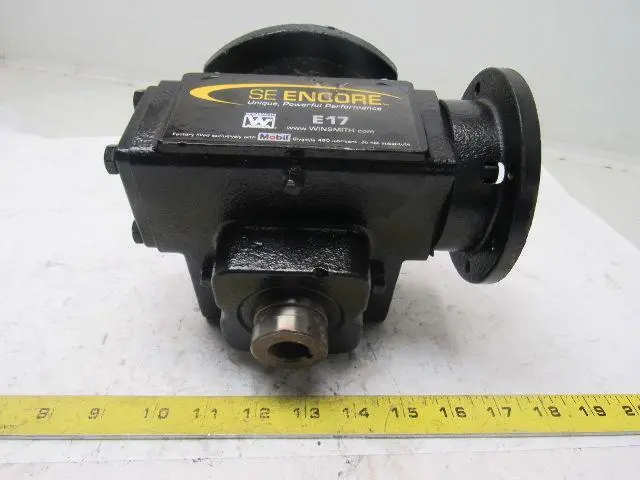 Winsmith E17MSFS5DR48C.75 5:1 Ratio 1750RPM 2.69Hp Input 350RPM Output Gear Box