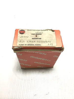 Marsh J4882 Pressure Gauge 5000PSI