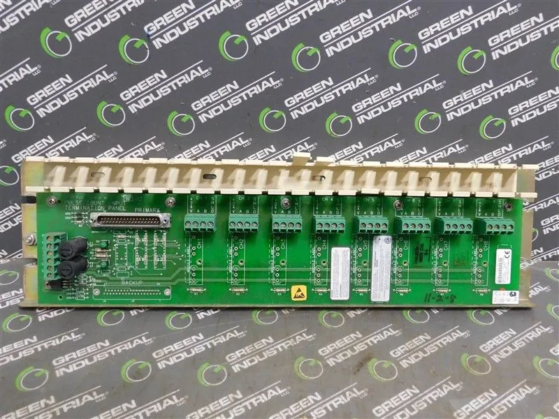 Fisher Rosemount CL6763X1-A1 Pulse Count Input Term Panel 12P0103X012 Rev.D Used