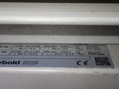 USED LEYBOLD SP250