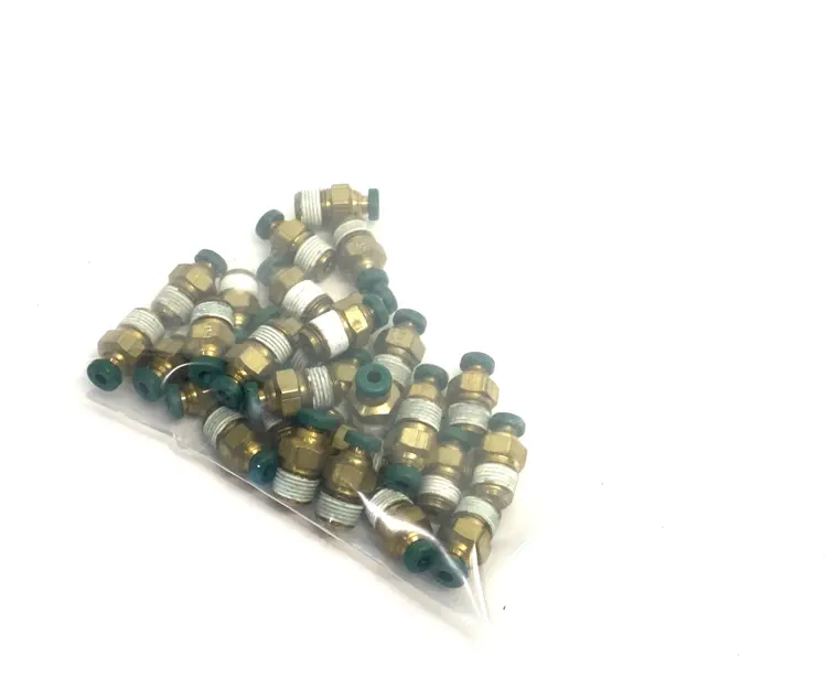 Used PARKER PRESTOLOK STRAIGHT FITTING 1/8" TO 1/8" MALE THREAD Valves/Fittings | Maverick Industrial Sales #1099594