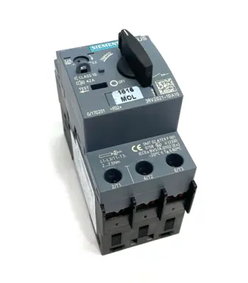 USED SIEMENS SIRIUS MOTOR PROTECTION CIRCUIT BREAKER SIZE S00