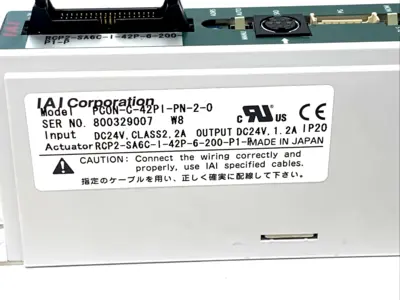 Used IAI RCP2-SA6C-I-42P-6-200-P1-P Motion Controls Michigan US | Maverick Industrial Sales #1392384