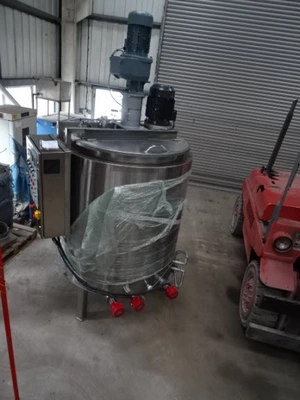 1,100L S/S Electrically Heated Jacketed Cooker Tank