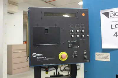 12" ITW WELDING AUTOMATION LATHE, WITH MILLER WELD CONTROLLER & MILLER XMT 304 SERIES ARC WELDER: YOBRO #24402