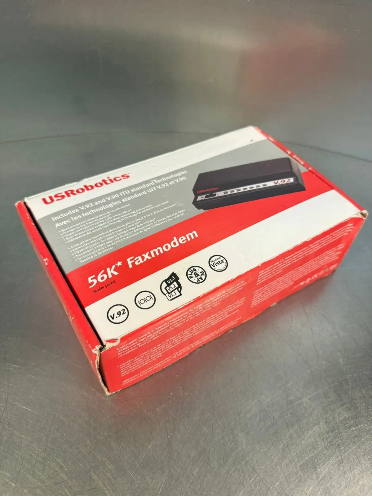 Usrobotic USR5686G V92 / V90 External Fax Modem (2.3.4)