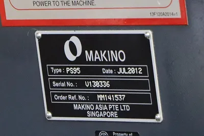 Used 2012 MAKINO PS95 Vertical Machining Centers New York US | Prime Machinery #1425823