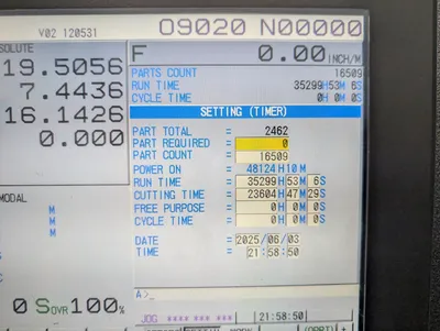 USED 2018 FANUC ROBODRILL ALPHA D21LIB5
