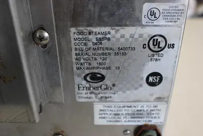 Emberglo Counter top steamer