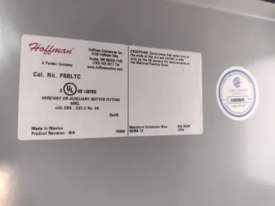 New | in-Stock Hoffman F66LTC Electrical Boxes Michigan US | Maverick Industrial Sales #1463866