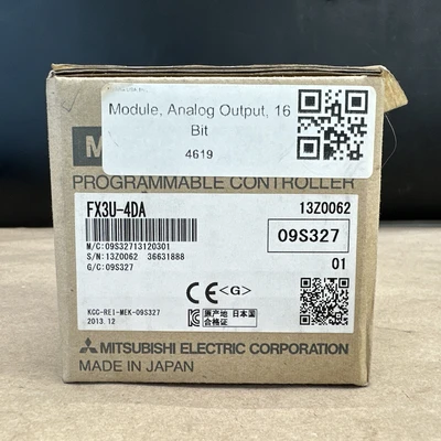 NEW Mitsubishi FX3U-4DA
