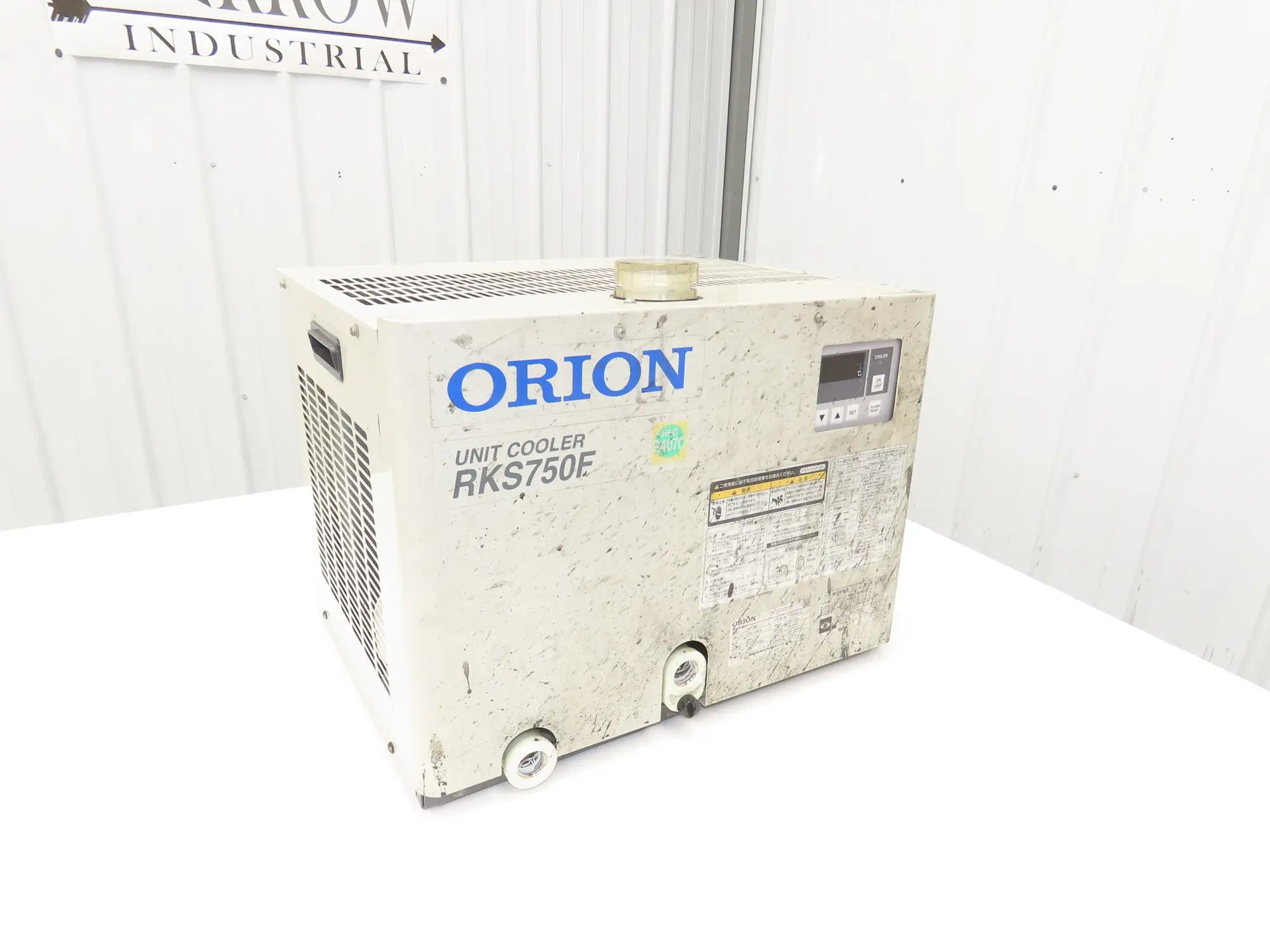 Orion RKS750F Chiller Unit Cooler 200V 3Ph 2.20kW R-407C Air & Water Cooled