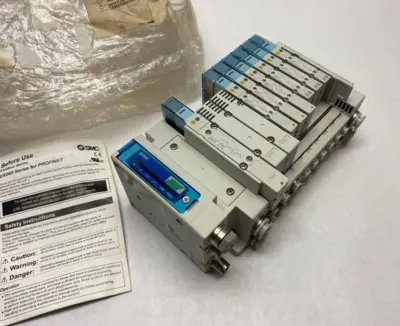 USED SMC PNEUMATIC MANIFOLD TERMINAL ASSEMBLY