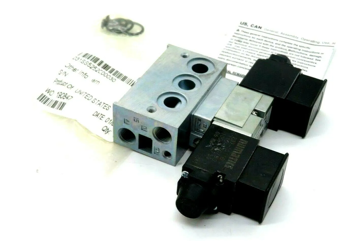 NEW NUMATICS 031SS5252000030 SOLENOID VALVE