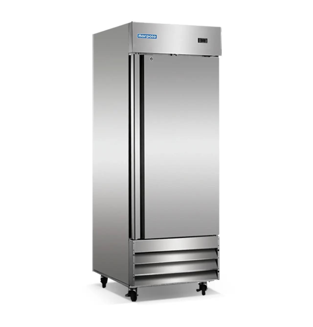 Magic Chef 23 CU. FT. SINGLE DOOR COMMERCIAL UPRIGHT REACH-IN FREEZER IN STAINLESS STEEL