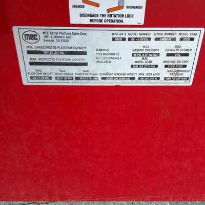 USED 2020 MEC 65-J-D