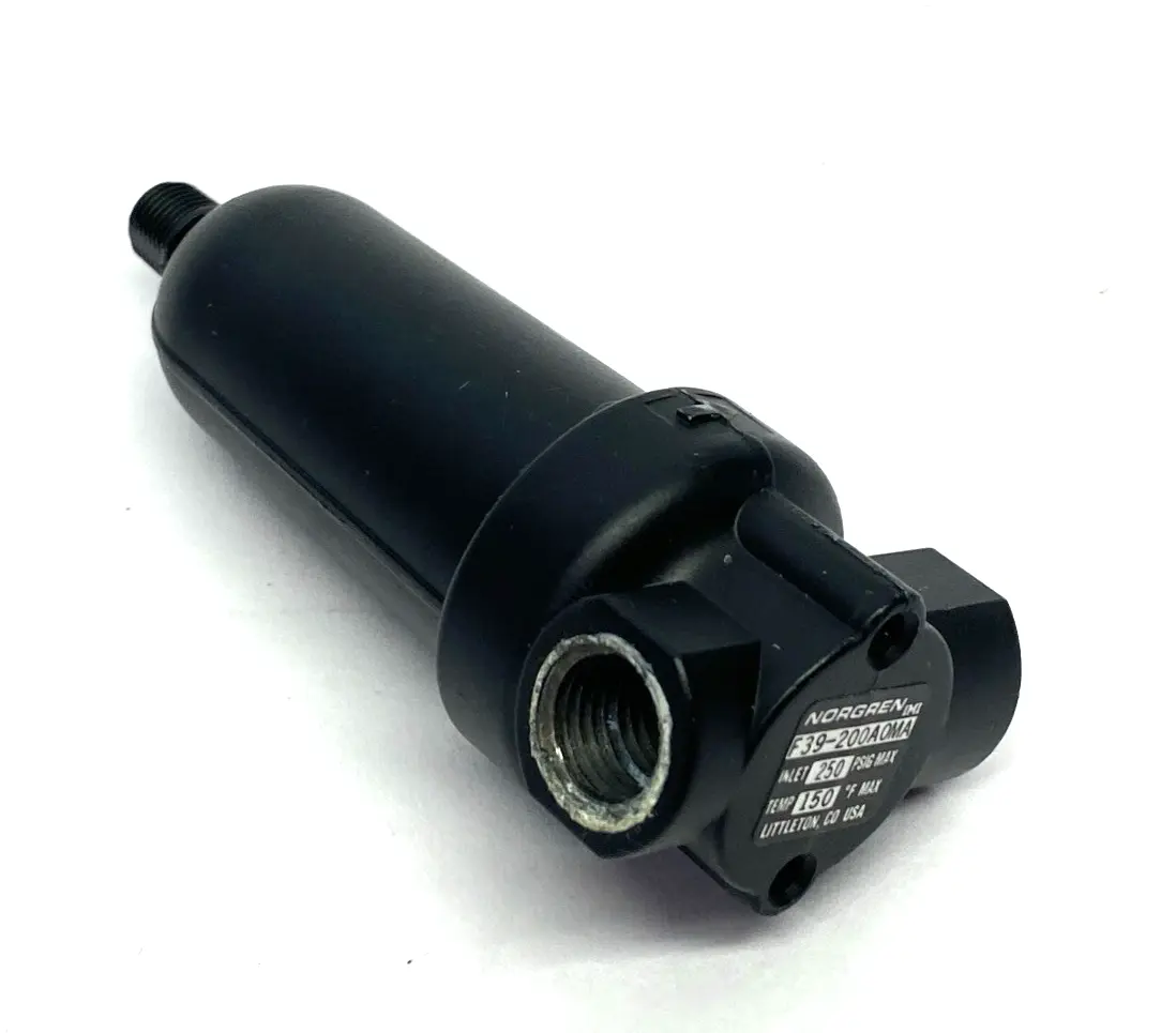 Used IMI Norgren Miniature Coalescing Filter with Autodrain, 1/4" PTF Filters Michigan US | Maverick Industrial Sales #1410866
