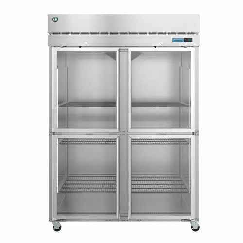 Hoshizaki R2A-HG Steelheart 55" Two Section Reach In Refrigerator, (4) Left/Right Hinge Glass Doors, 115v