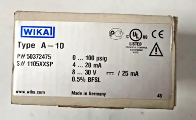 WIKA 4654654645555 Other Test Equipment Parts & Accessories | Amiron Machinery (3)