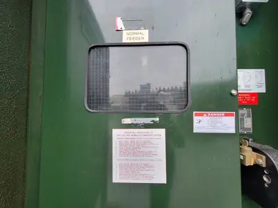 750 kVA Oil-Filled ONAN Transformer, HV. 12470 Delta, LV. 208Y/120 w/ Switchgear