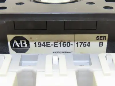 Allen Bradley 194E-E160-1754 Disconnect Load Switch 690V 160A 37kW 50Hp Ser B
