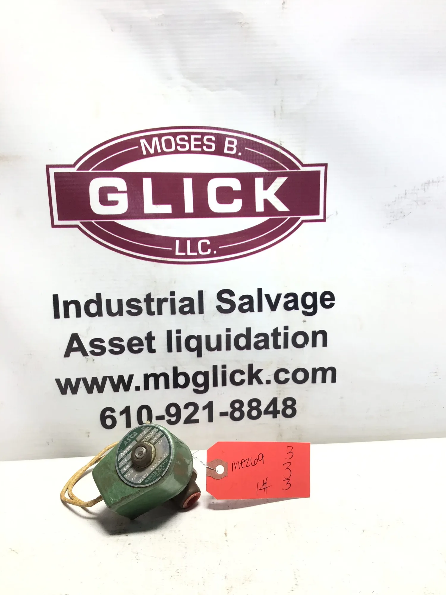 ASCO 826226 Solenoid Valve 1/4″ NPT, 20.5 Watts Air Gases Water 75