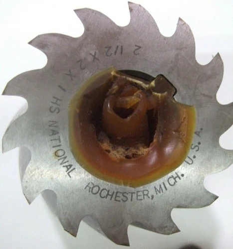 National 2-1/2 x 2 HSS High Speed Steel Helix Helical Tooth Mill Milling Cutter