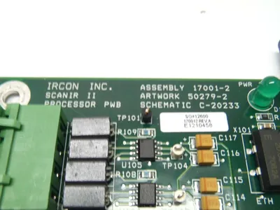 170012 | IRCON ScanIR II  Rev A / C-20233 / 50279-2 Processor PWB - Used