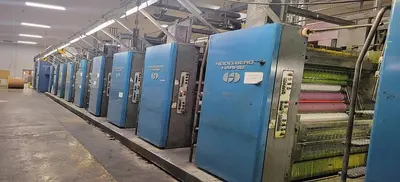 USED 1995 HEIDELBERG M600 (8) UNIT (2) 32 PAGE WEB OFFSET PRESS