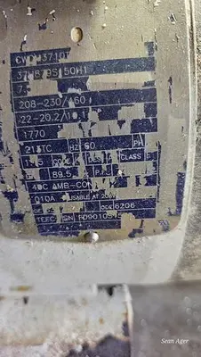 USED FRISTAM FKL75A POSITIVE DISPLACEMENT PUMP