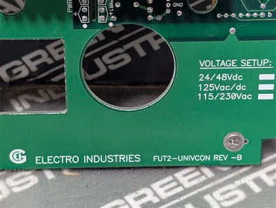 Electro Industries FUT2-UNIVCON Power Meter I/O Board Rev. B Used