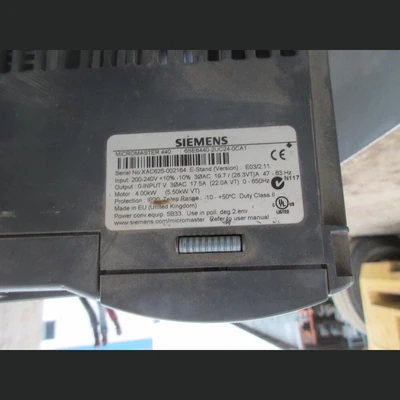 USED SIEMENS MICROMASTER 440 6SE6440-2UC24-0CA1
