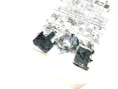 NEW ALLEN-BRADLEY SER. A WHITE LED CONTACT MODULES W/ METAL LATCH