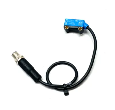 USED MAVERICK INDUSTRIAL SALES PHOTOELECTRIC PROXIMITY SENSOR W/ BACKGROUND SUPP.