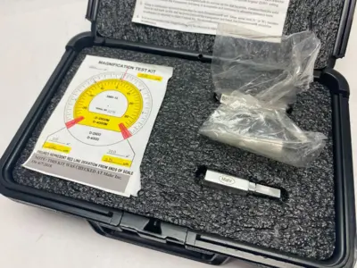 USED MAHR MAGNIFICATION KIT FOR CALIBRATIONG 2500:1, 4000:1