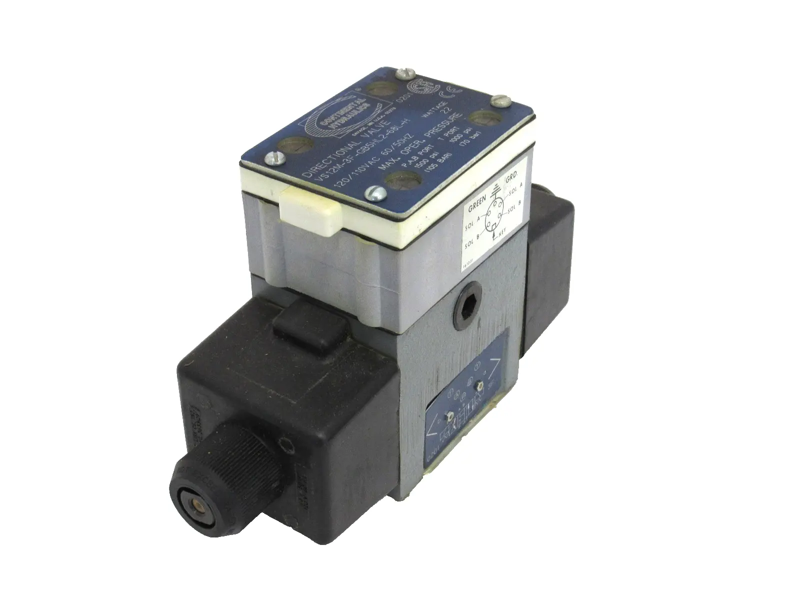 NEW CONTINENTAL HYDRAULICS VS12M-3F-GB5HL2-68L-H VALVE VS12M3FGB5HL268LH