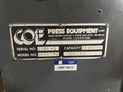USED COE CPPS-PO-300-24
