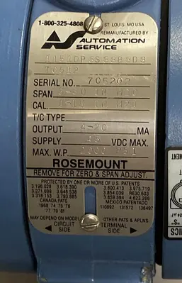 New | in-Stock ROSEMOUNT 1151DP3S33B3D3 Pressure Transmitters | Surplus Asset Holdings #1226942
