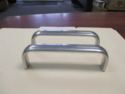 Used 4 3/4 " Chrome Door / Cabinet handles (Steel) QTY 2