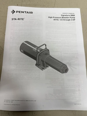 PENTAIR STA-RITE _UNKNOWN_ Other Pumps | Fram Fram LLC (13)
