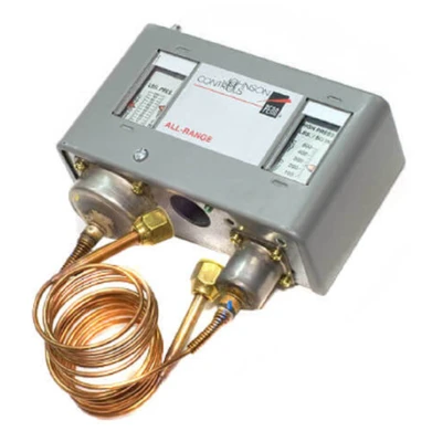 Johnson Controls P70SA-1C Convertible Dual Pressure Control, HR 100-500 psig [New]