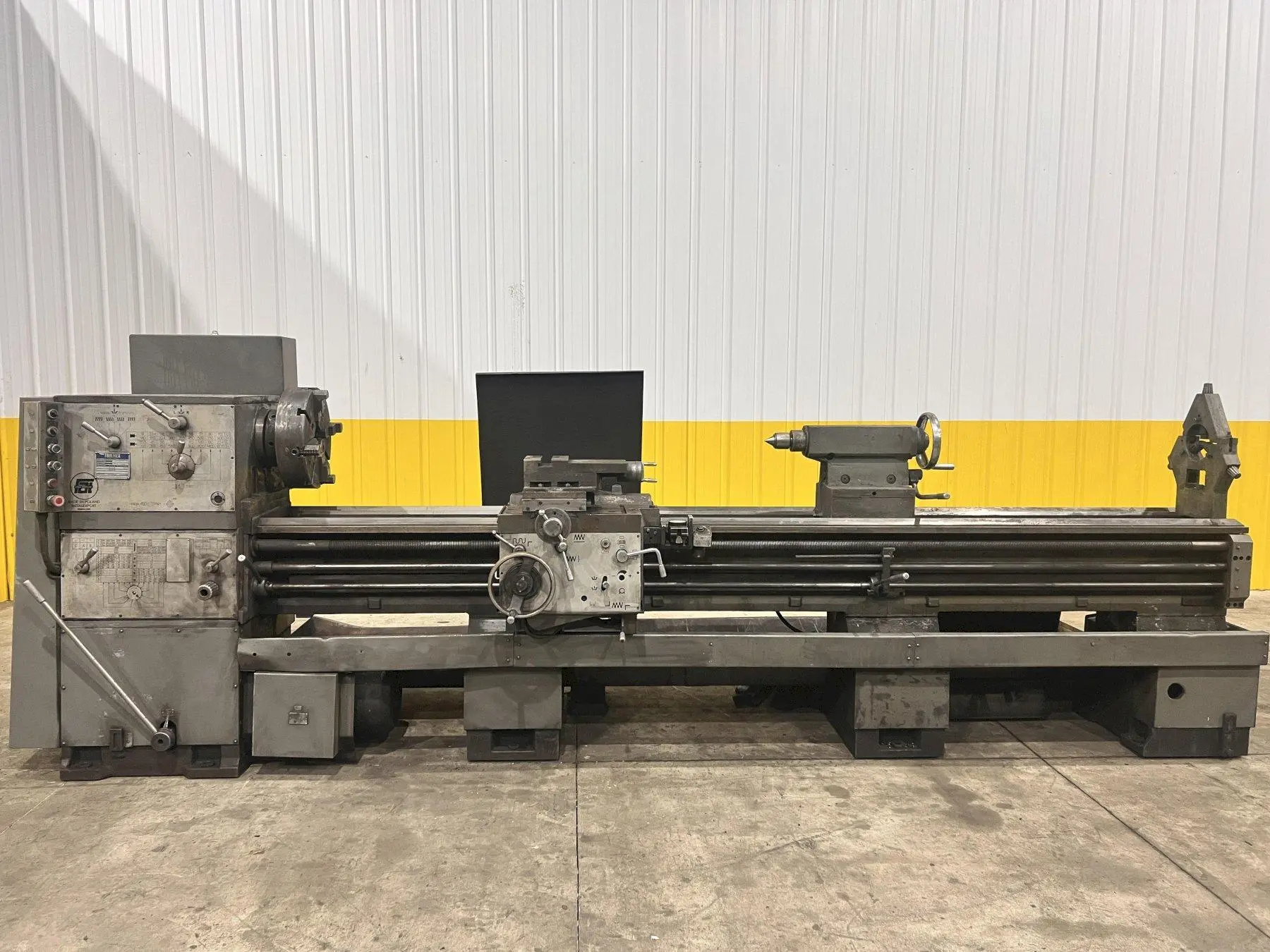 24" X 120" TOOLMEX PONAR MODEL #TUR-63 GAP BED ENGINE LATHE, 3.5" HOLE: STOCK #22195
