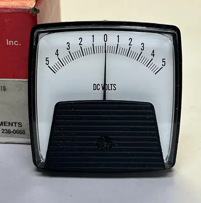 New | in-Stock WESCHLER INSTRUMENTS 2PB-DVV-5V5 Voltmeters Ohio US | Surplus Asset Holdings #1227803